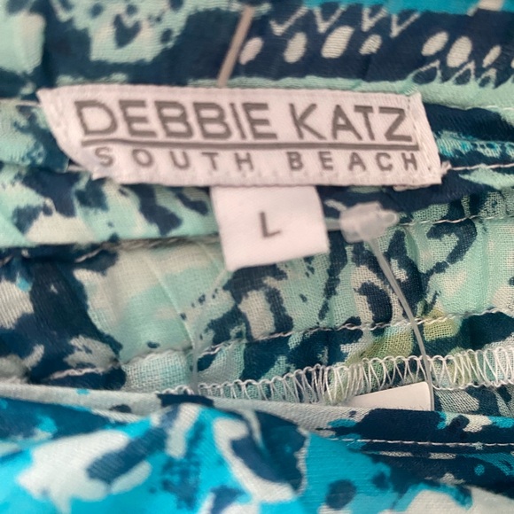 DEBBIE KATZ Blue and White Maxi Dress - Picture 2 of 9